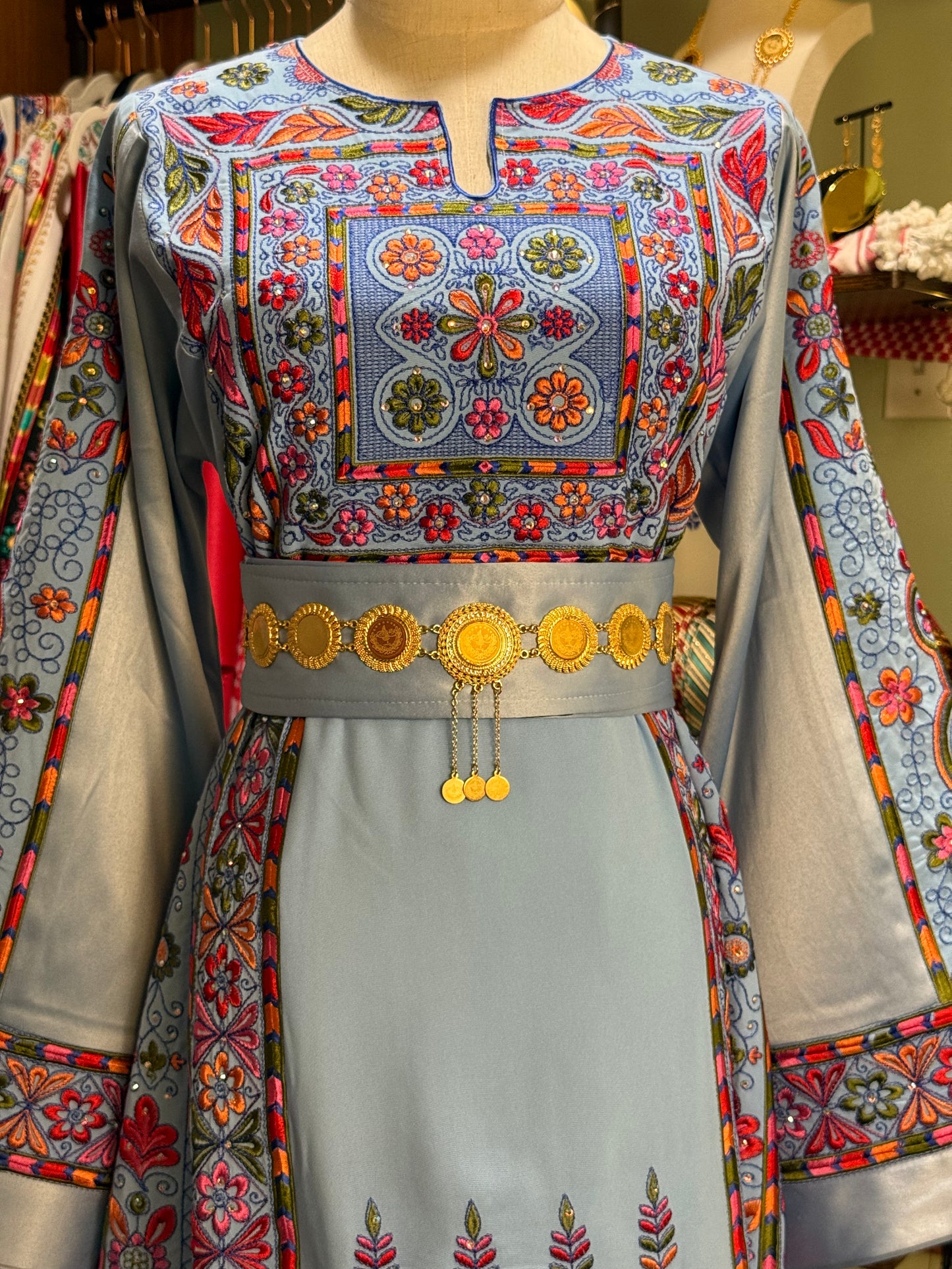 Traditional Golden Coin "Lira" Belt