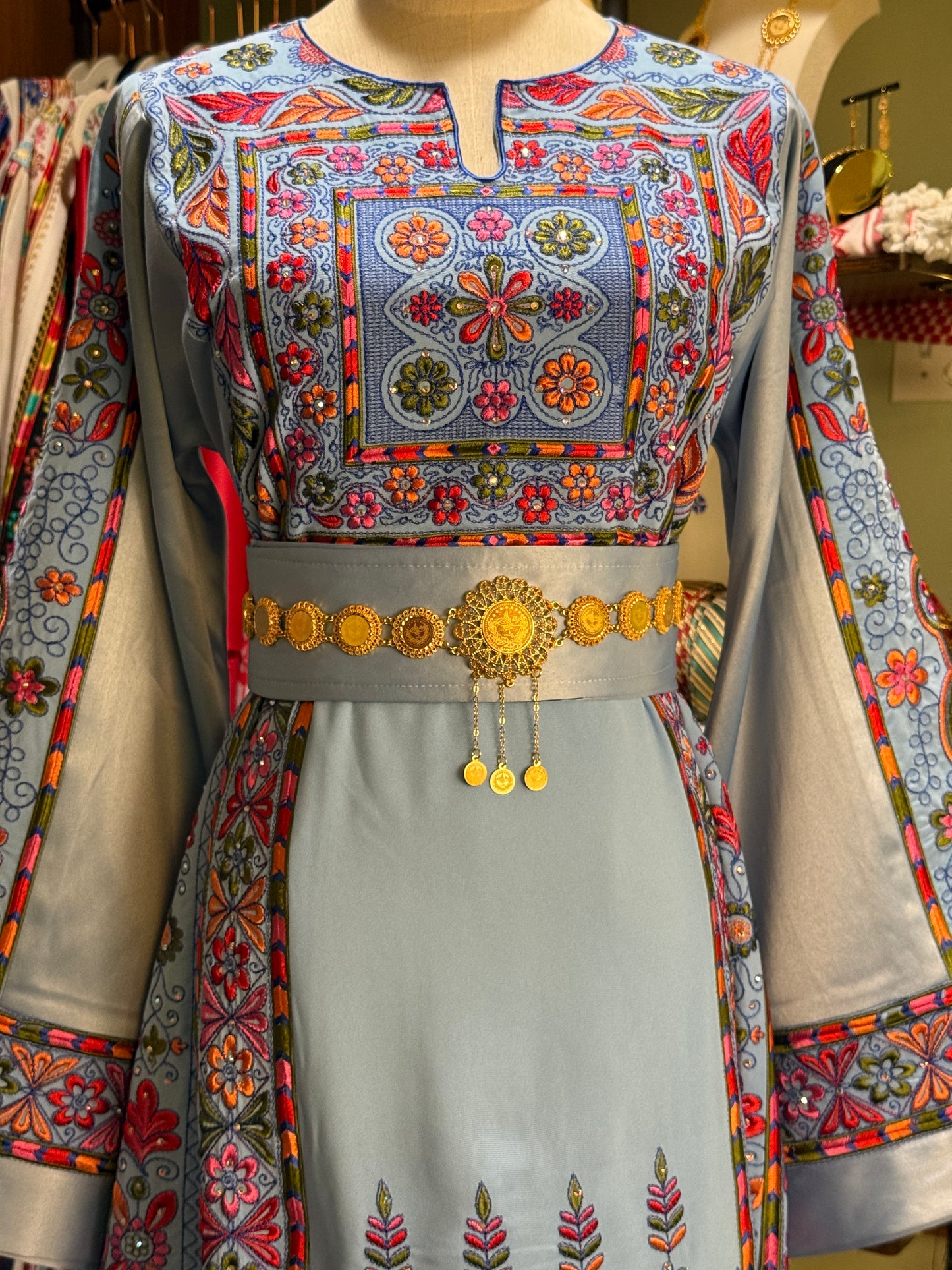 Traditional Golden Coin "Lira" Belt