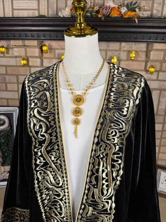 Velvet Black Calligraphy Besht