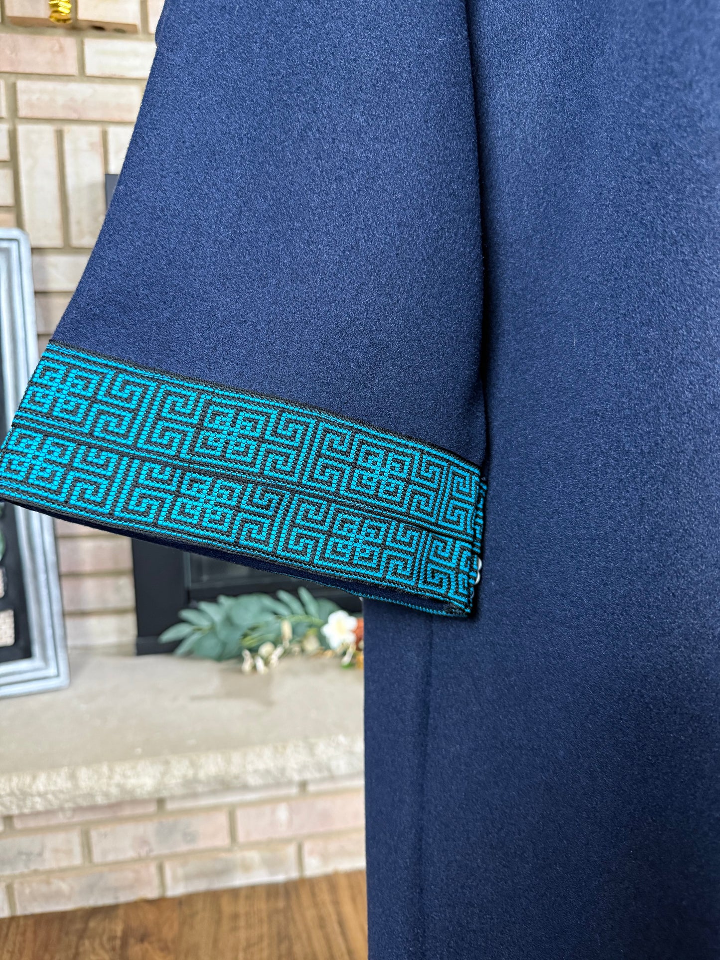 Navy Felt Tatreez Besht
