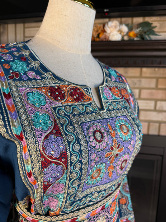 Turquoise Malaka Thobe