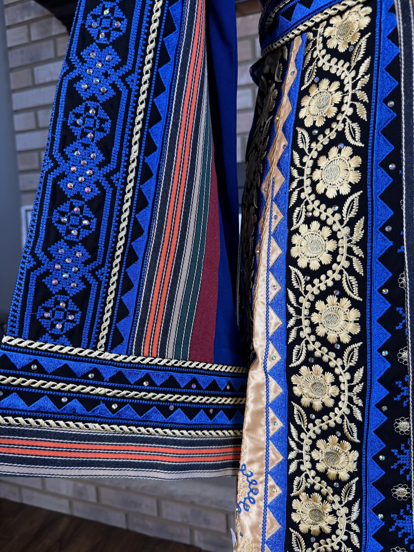 Black/Blue Majdalawi Thobe