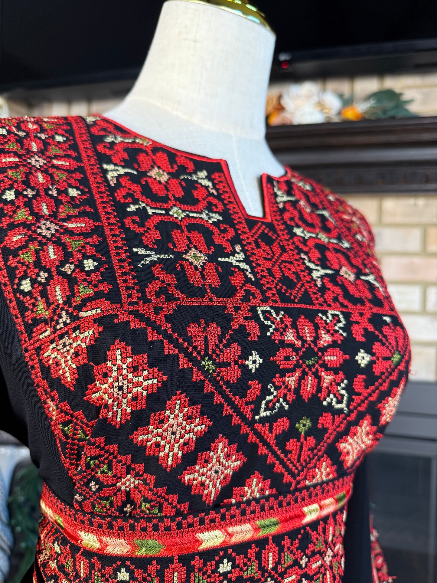 Black/Red (multicolor) Ramallah Thobe