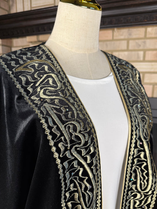 Velvet Black Calligraphy Besht