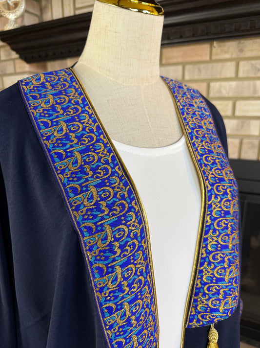 Navy Blue Calligraphy Besht