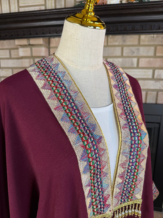 Burgundy Pattern Besht