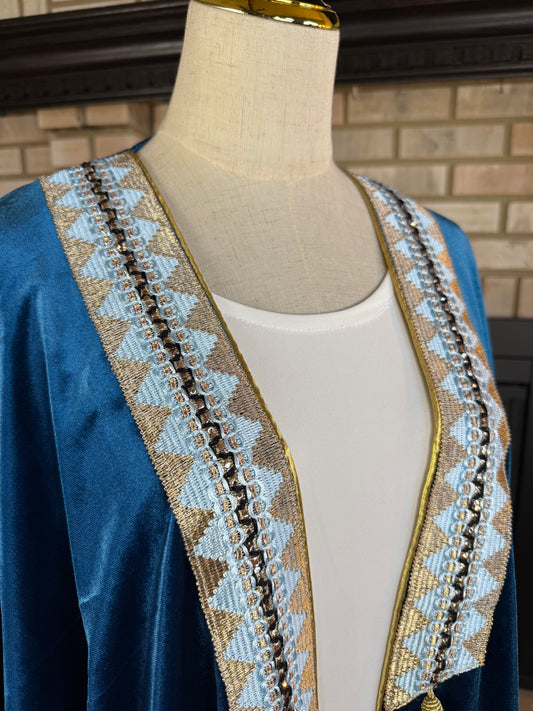 Velvet Royal Blue Pattern Besht