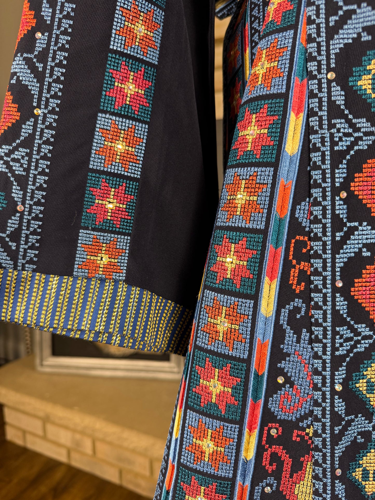 Navy blue Deir Al-Balah Thobe
