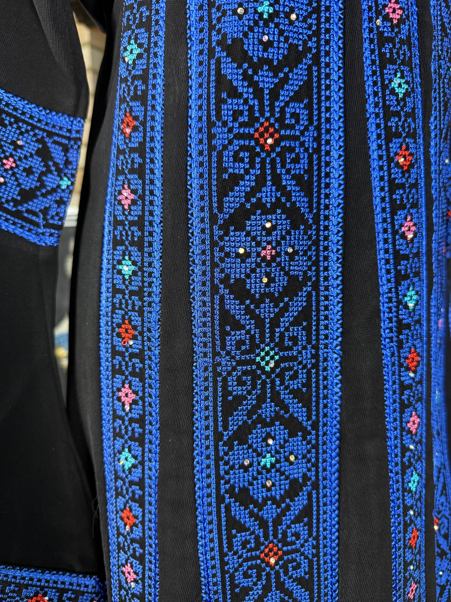 Black/Blue Jerusalem Thobe