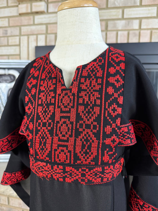 Kids Butterfly Embroidered Dress