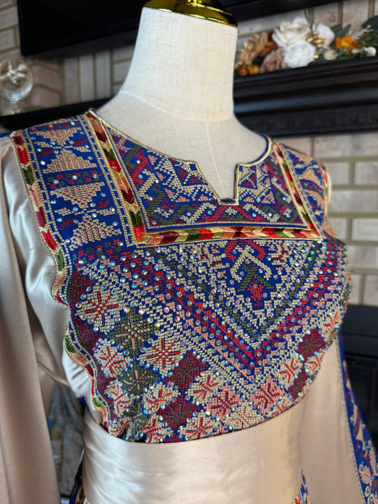 Blue/Gold Akka Thobe