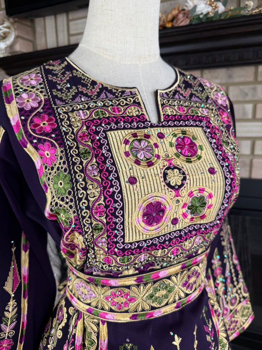 Dark Purple Jenin's Bride Thobe