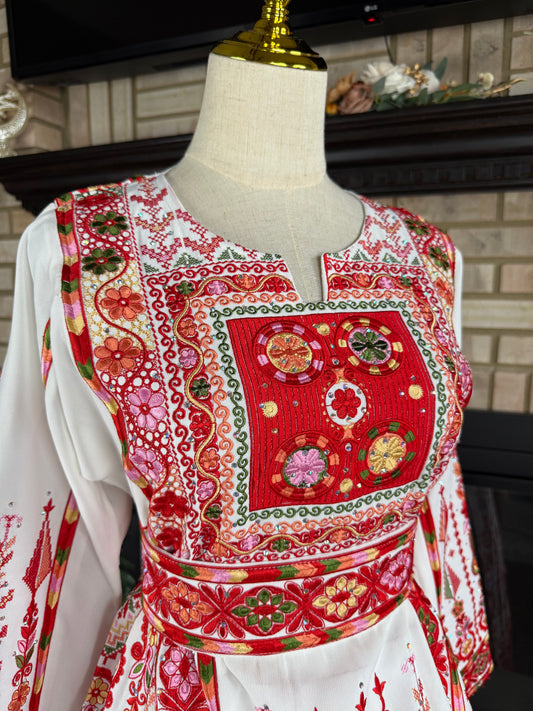 White Jenin's Bride Thobe