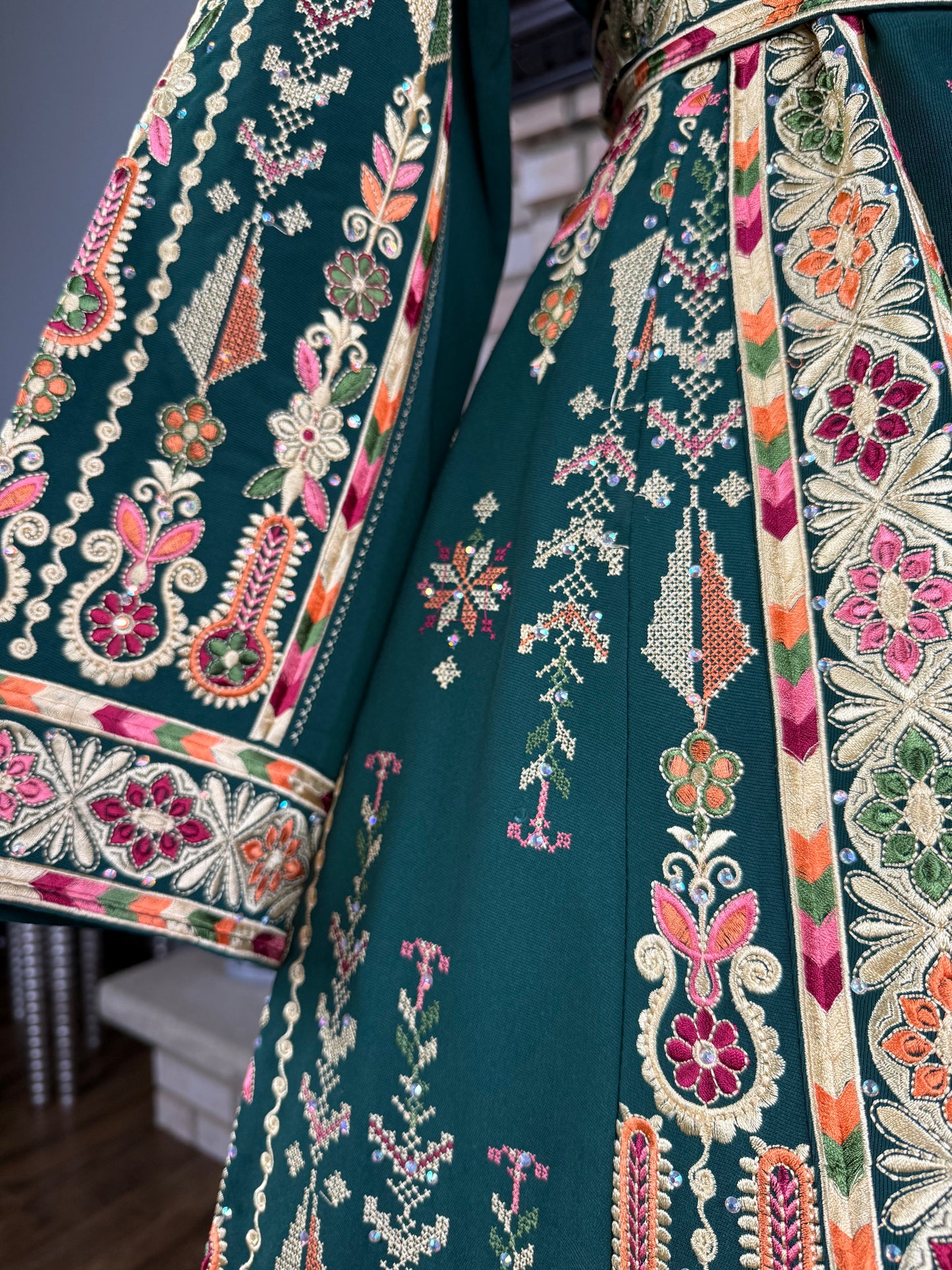 Green Jenin's Bride Thobe