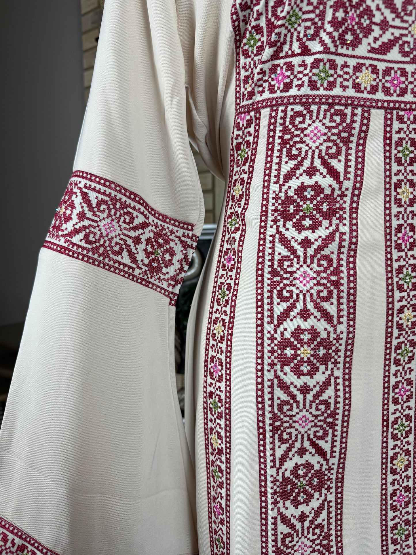 Dark Cream Jerusalem Thobe