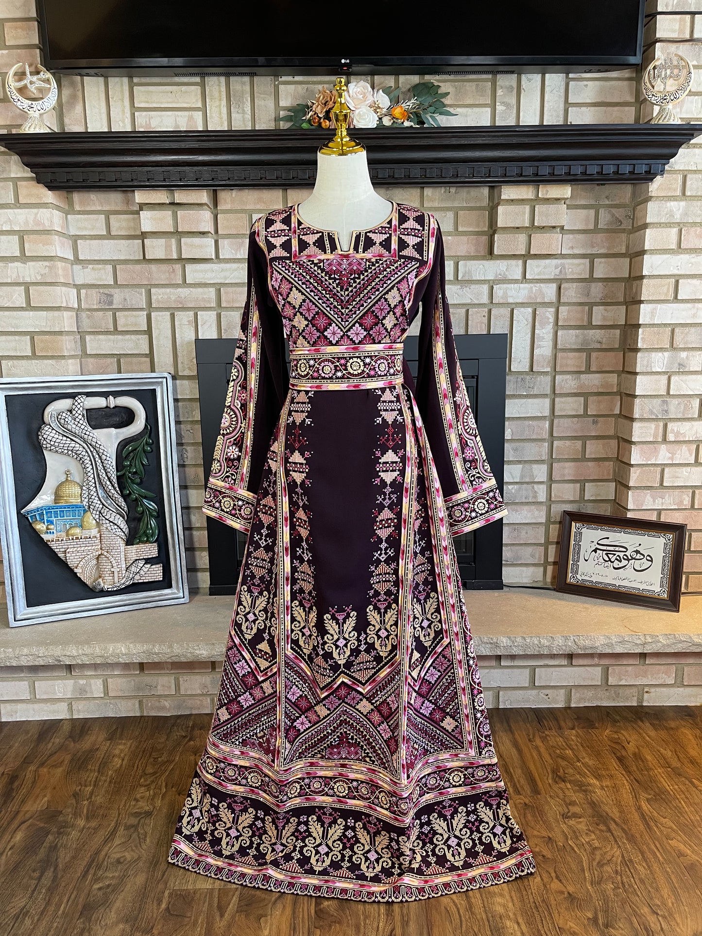 Dark Purple Nablus Thobe