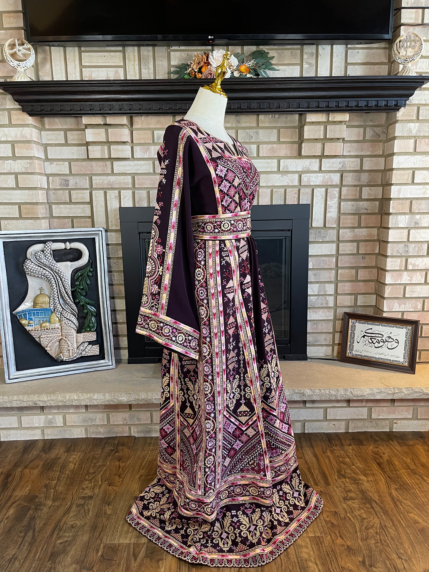 Dark Purple Nablus Thobe