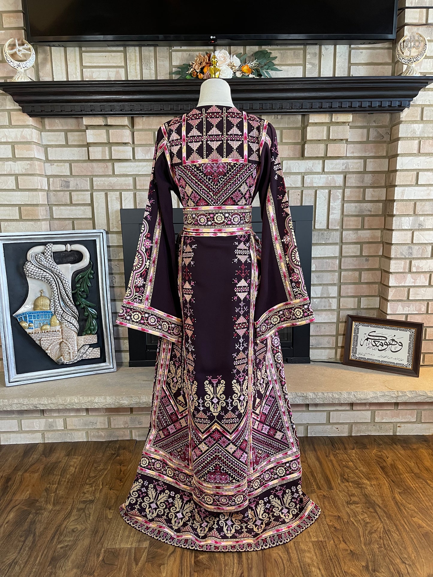 Dark Purple Nablus Thobe