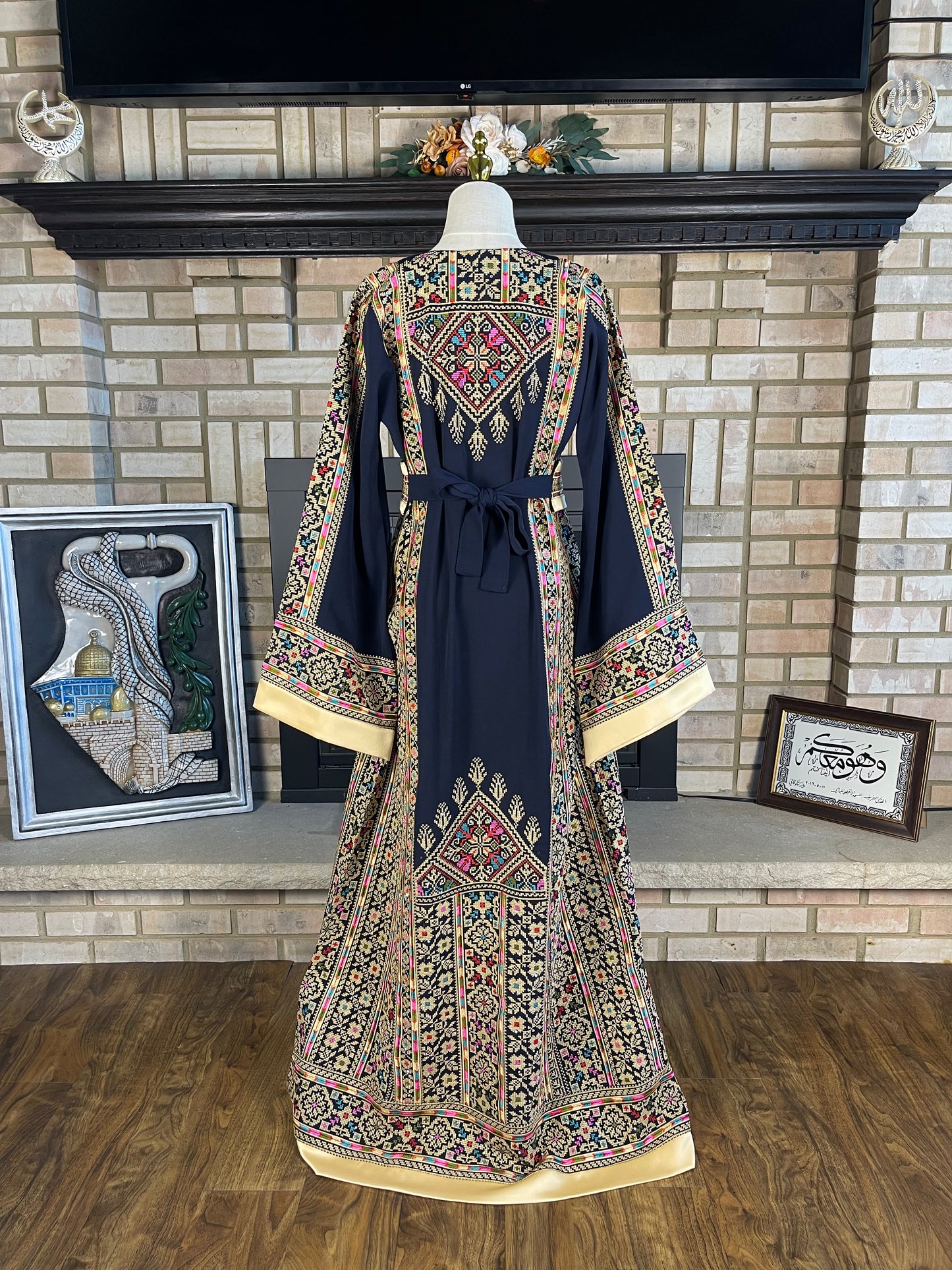 Navy Blue Queen's Thobe