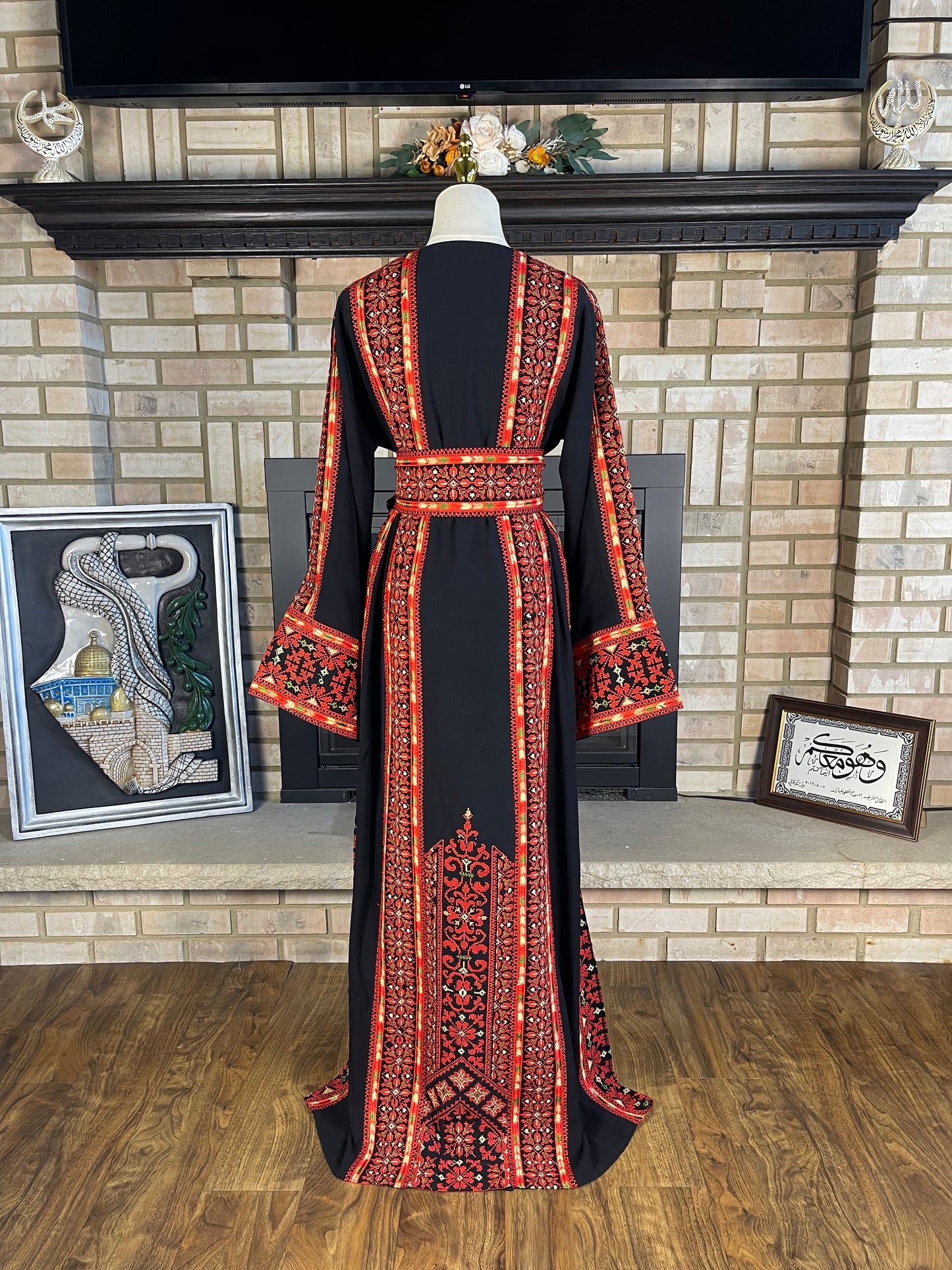 Black/Red (multicolor) Ramallah Thobe