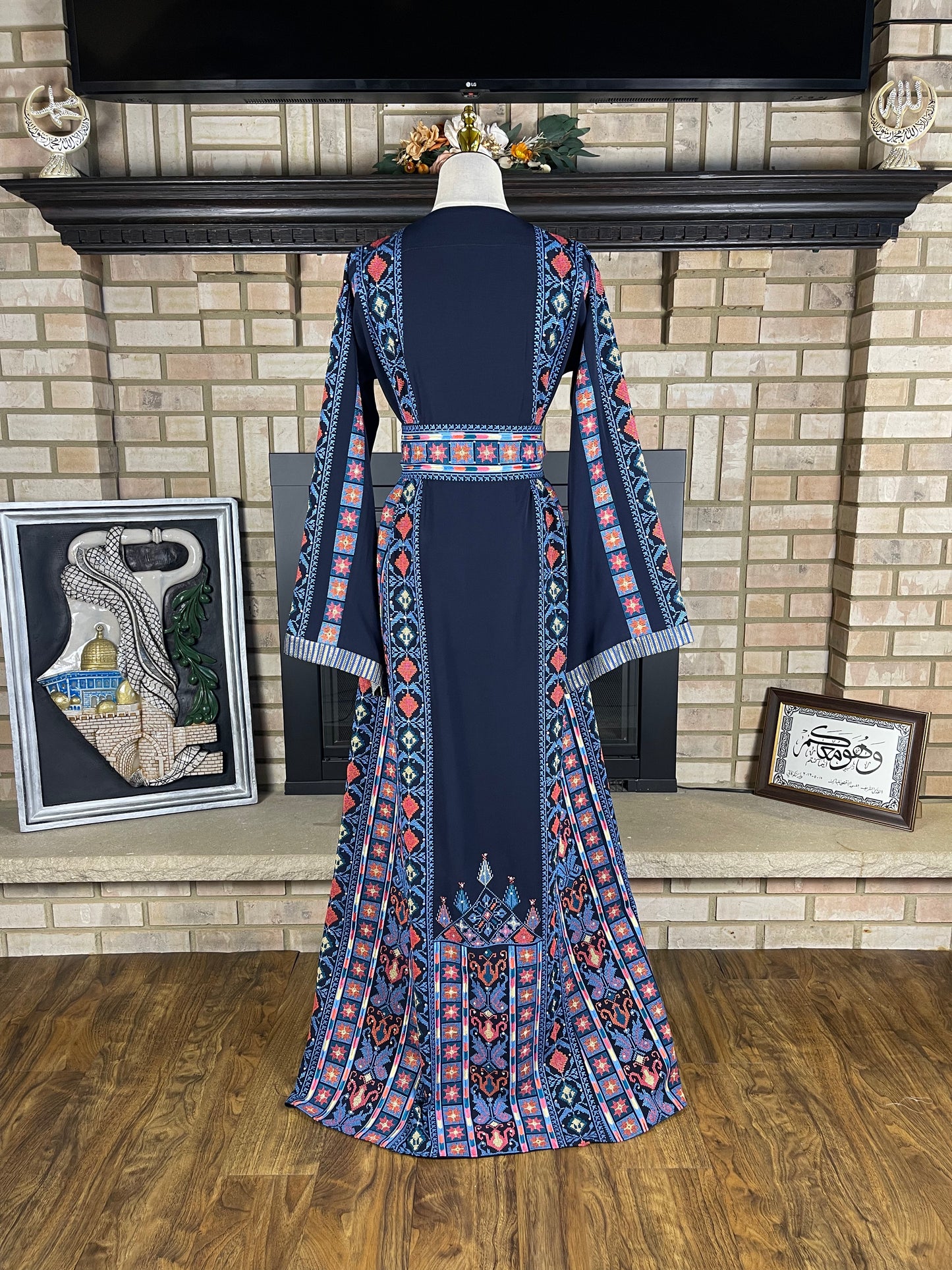 Navy blue Deir Al-Balah Thobe