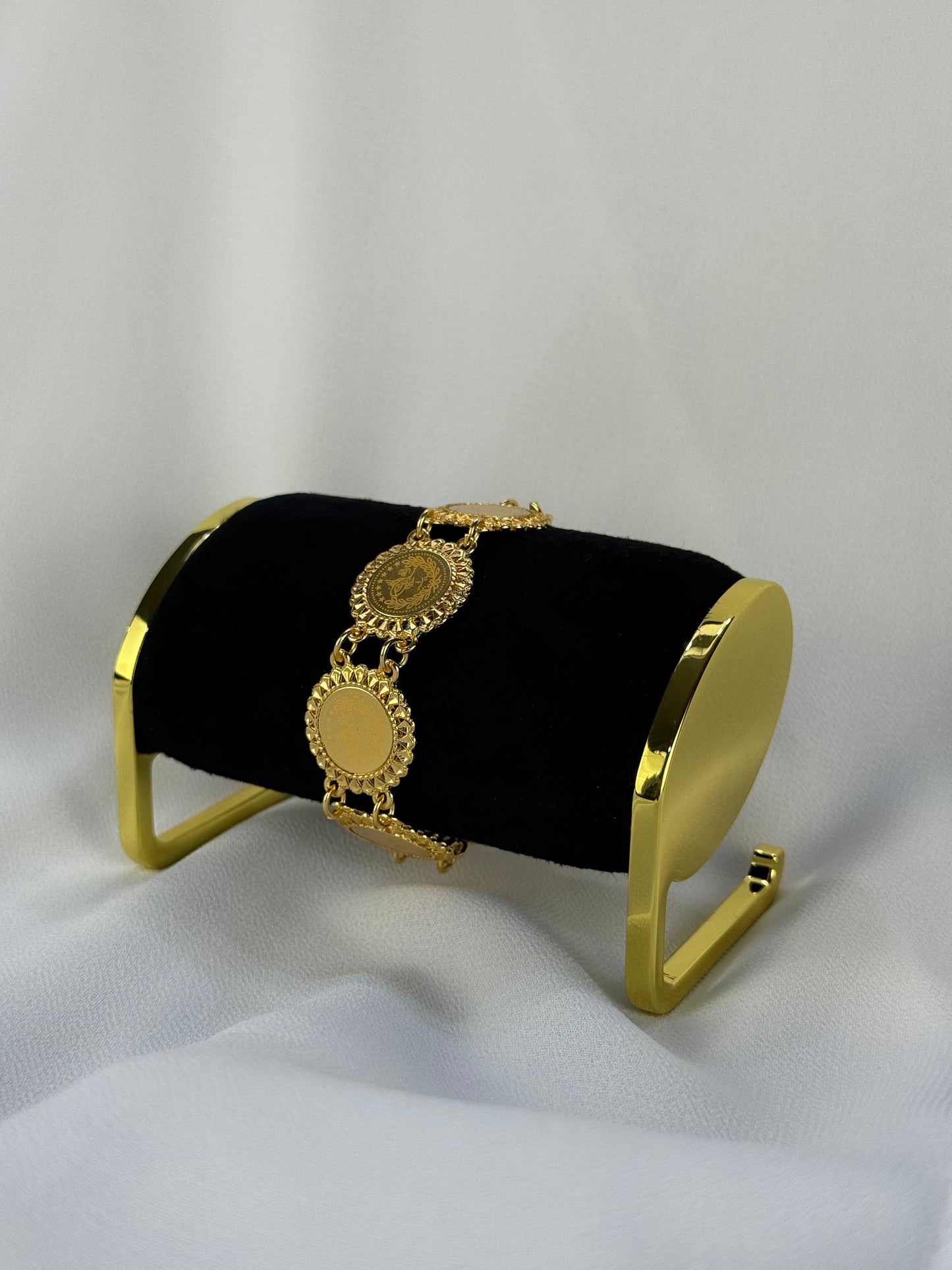 Traditional Golden Coin "Lira" Bracelet