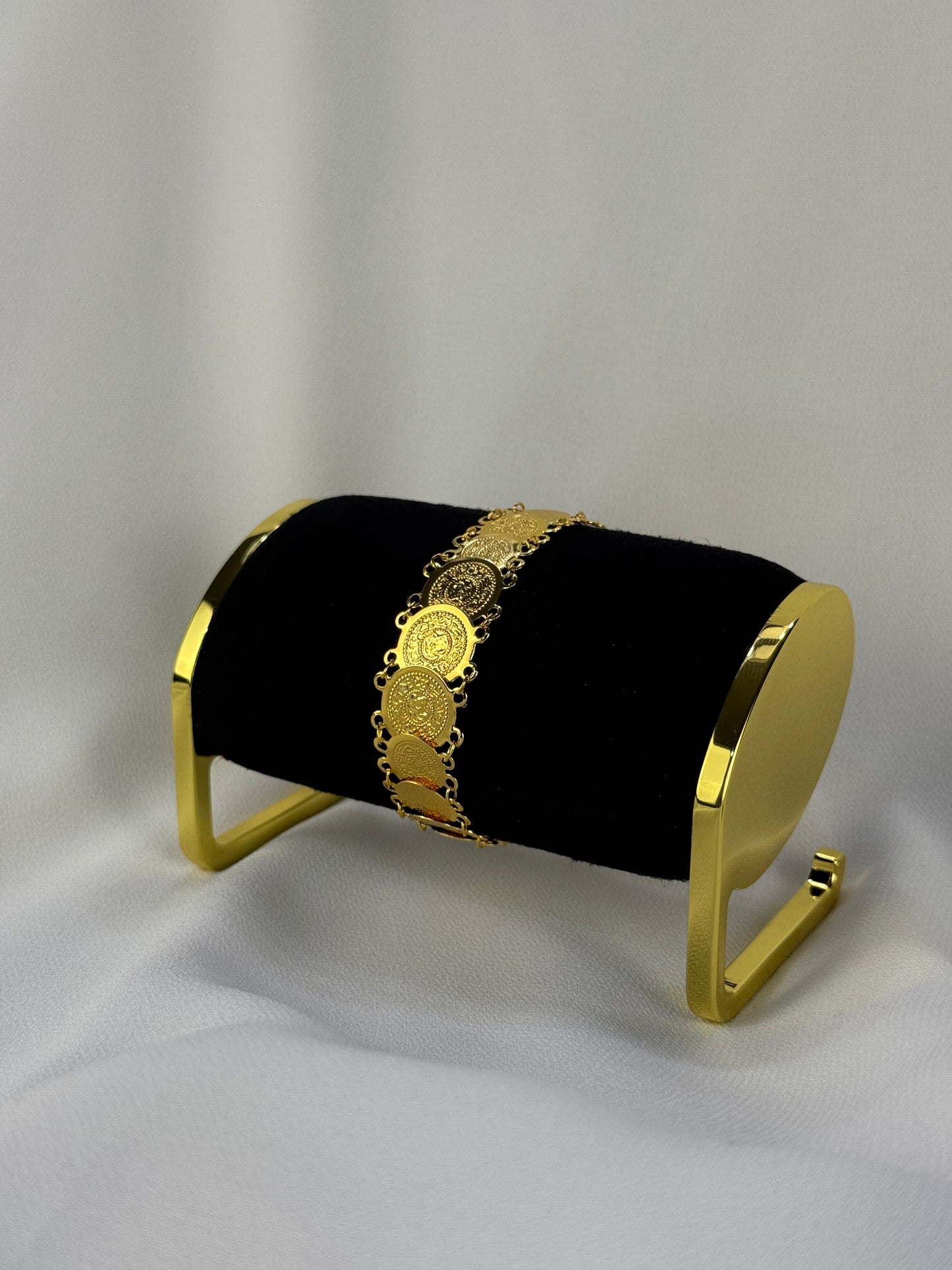Light Golden Coin "Lira" Bracelet