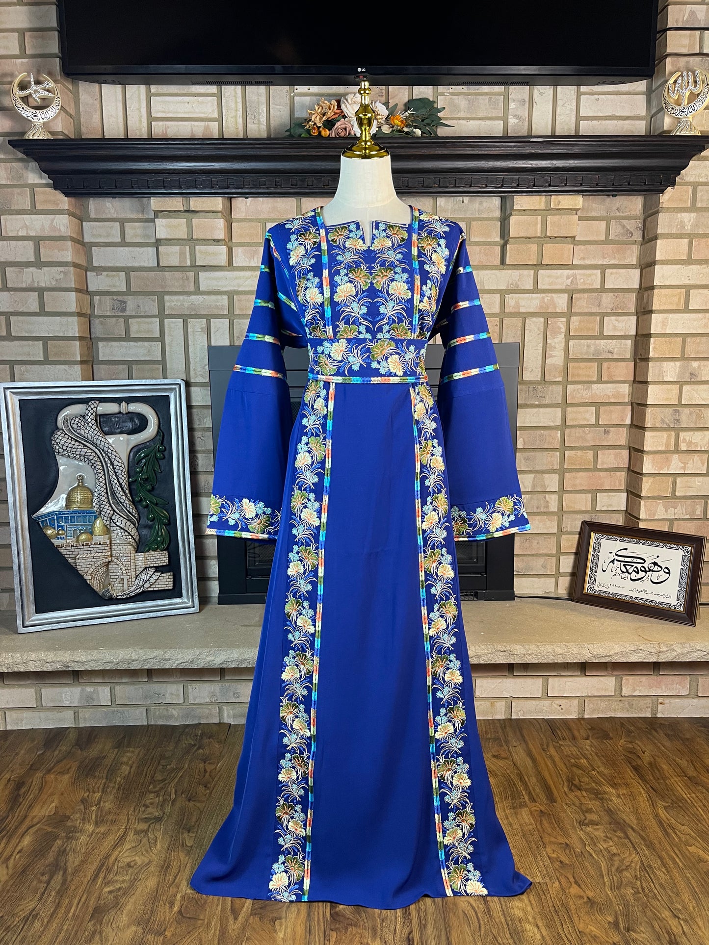 Blue Salfit Thobe