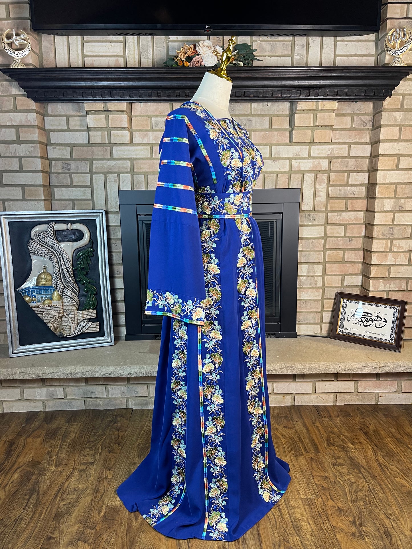 Blue Salfit Thobe