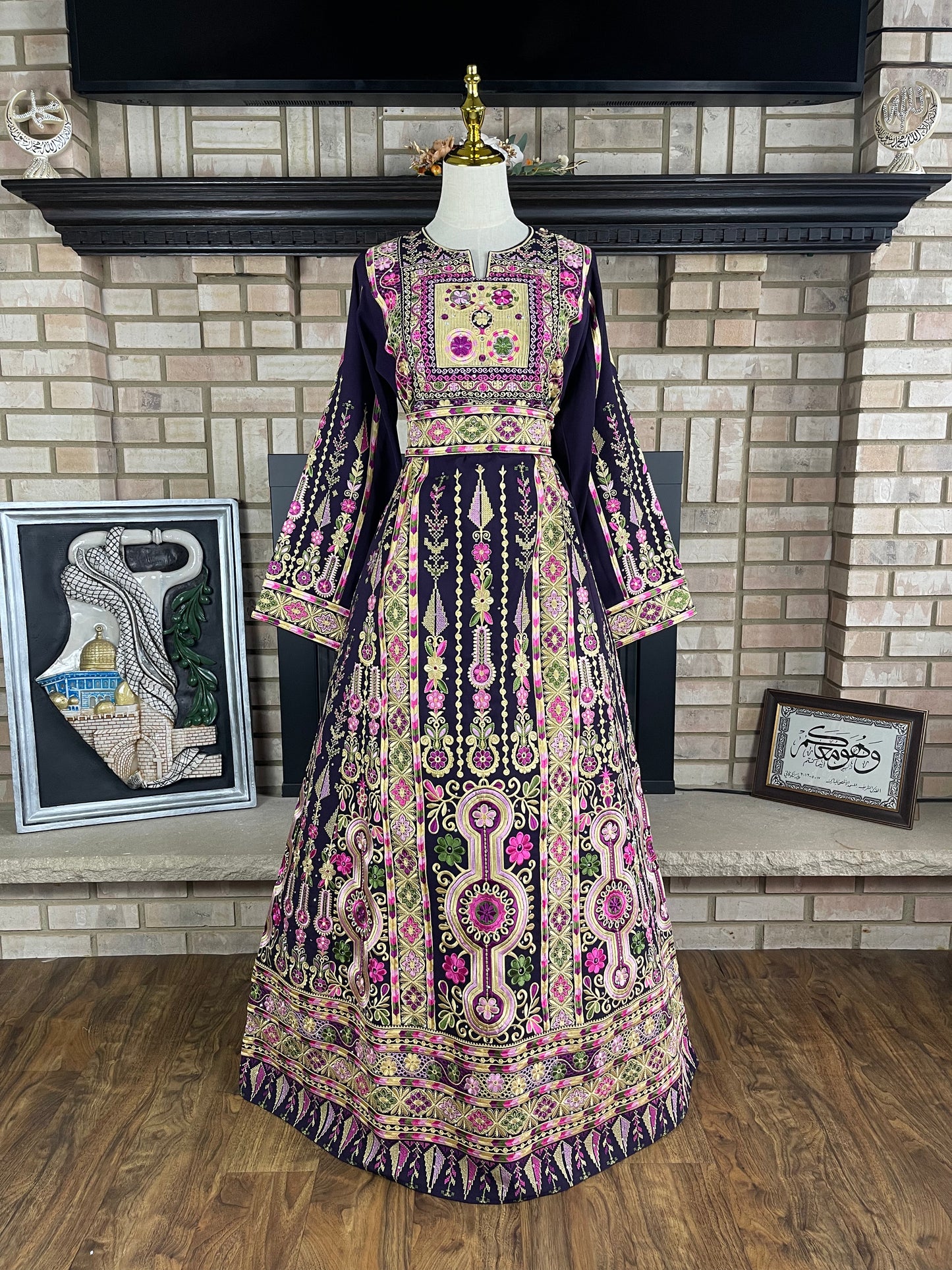 Dark Purple Jenin's Bride Thobe