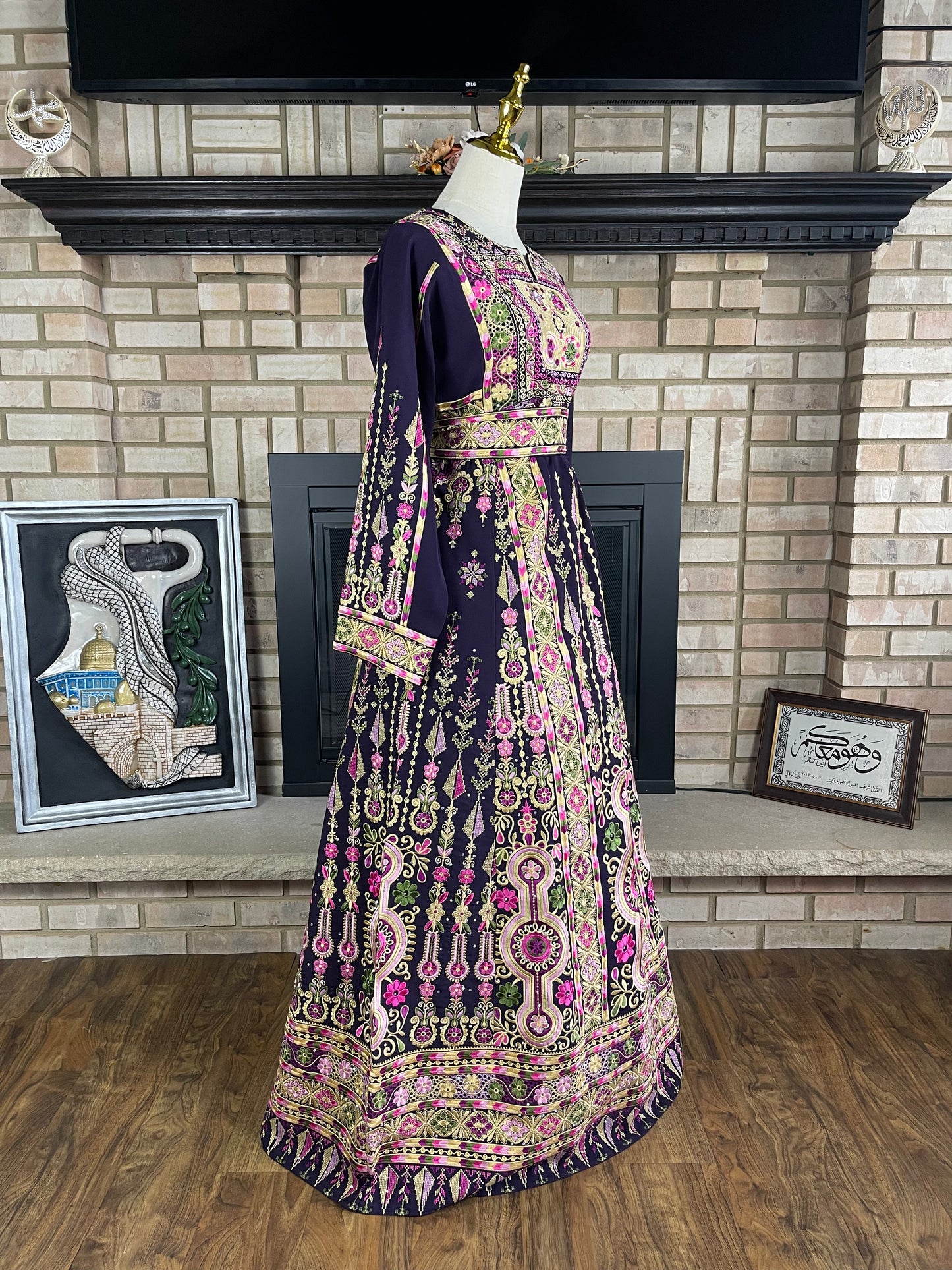 Dark Purple Jenin's Bride Thobe