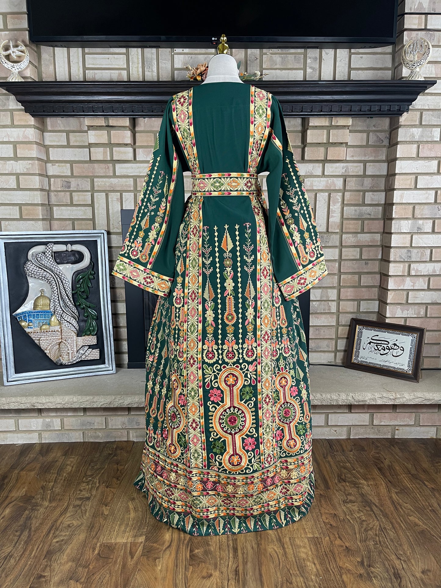 Green Jenin's Bride Thobe