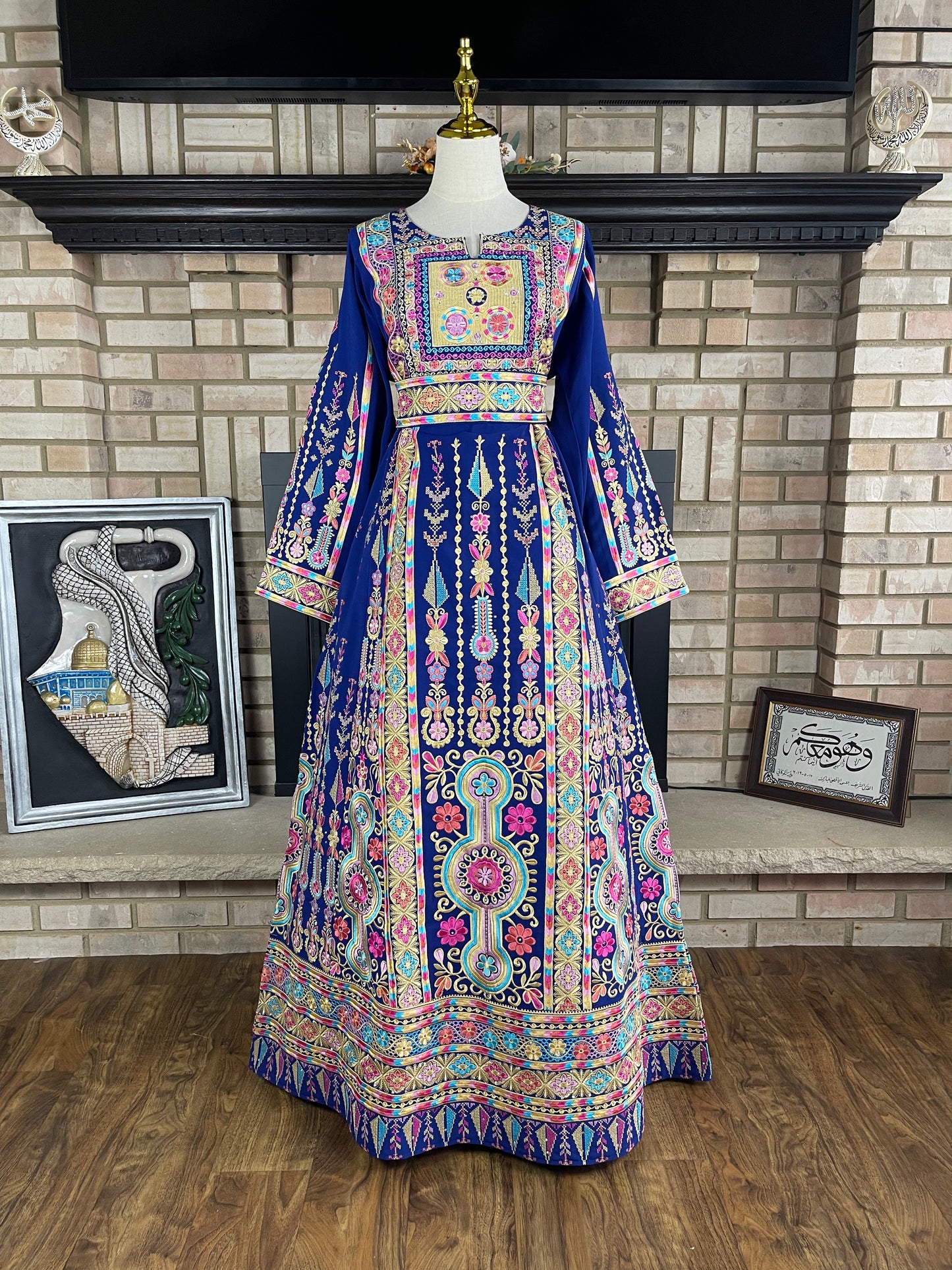 Blue Jenin's Bride Thobe