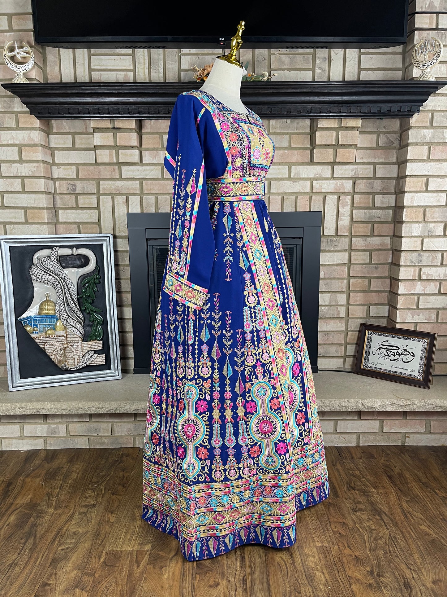 Blue Jenin's Bride Thobe
