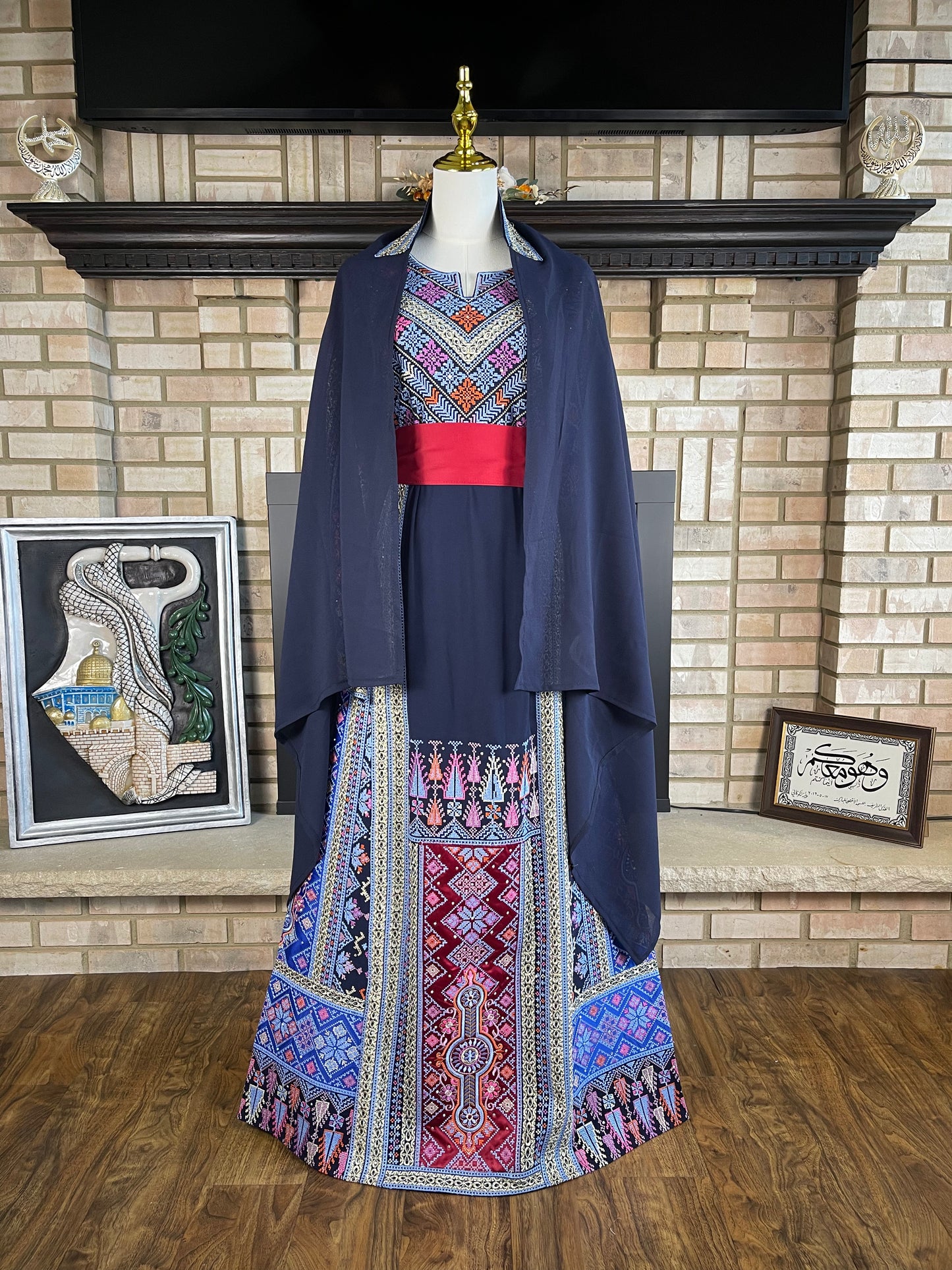 Navy Blue Tiberias Thobe