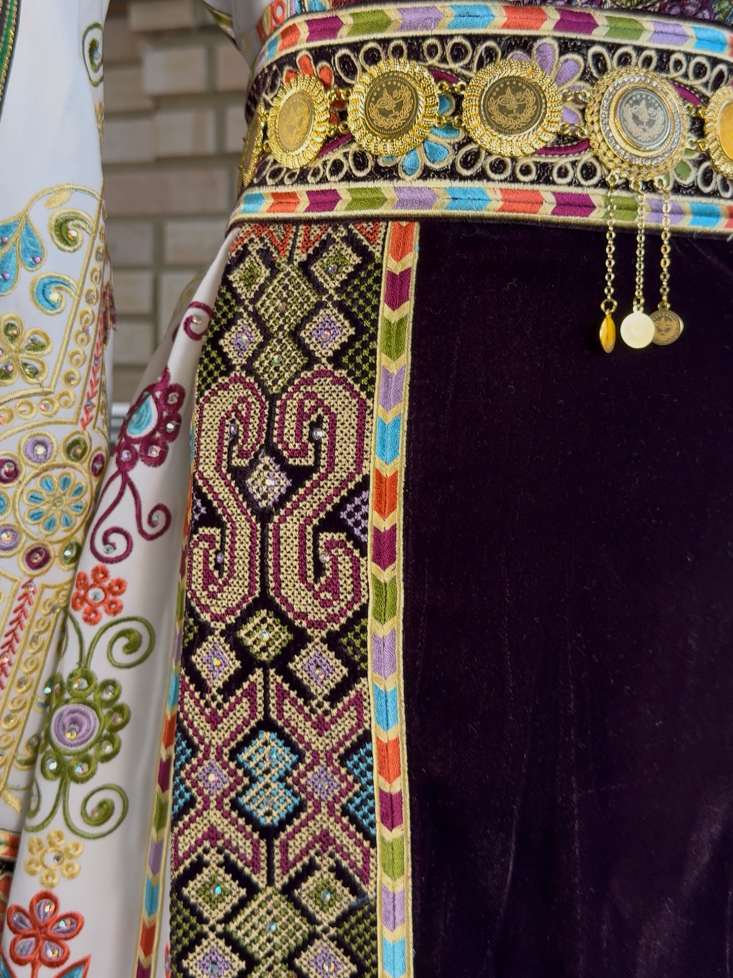 Dark Purple Velvet Malaka Thobe
