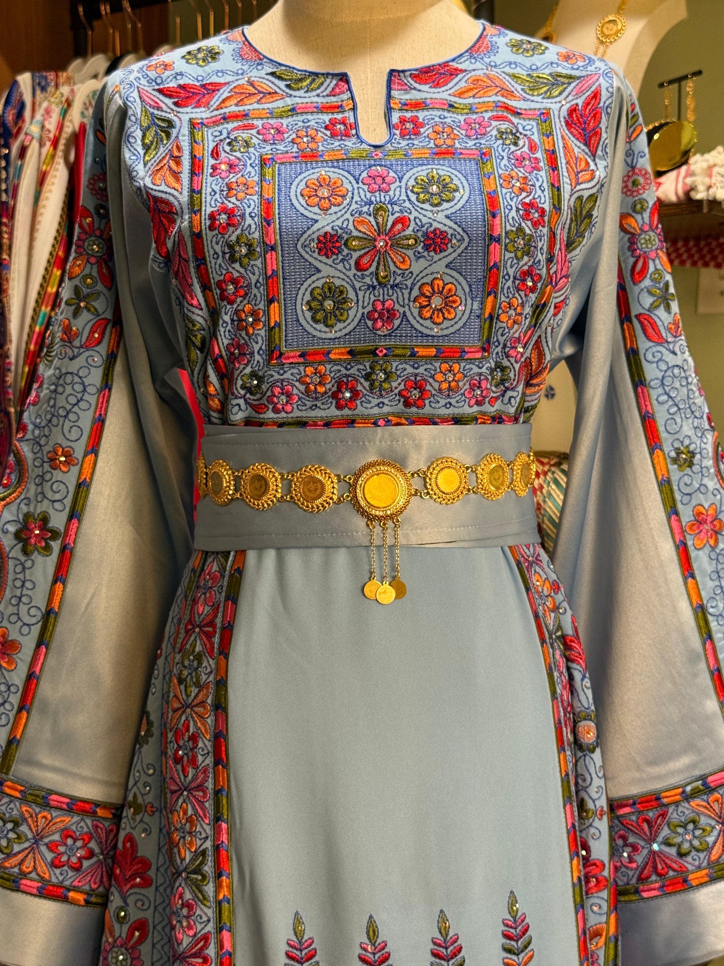 Traditional Golden Coin "Lira" Belt