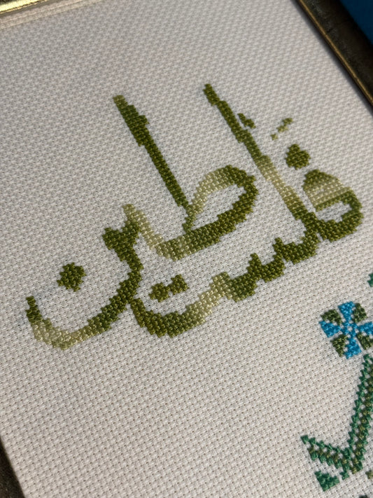 Hand-stitched Palestine Map Wall Decor