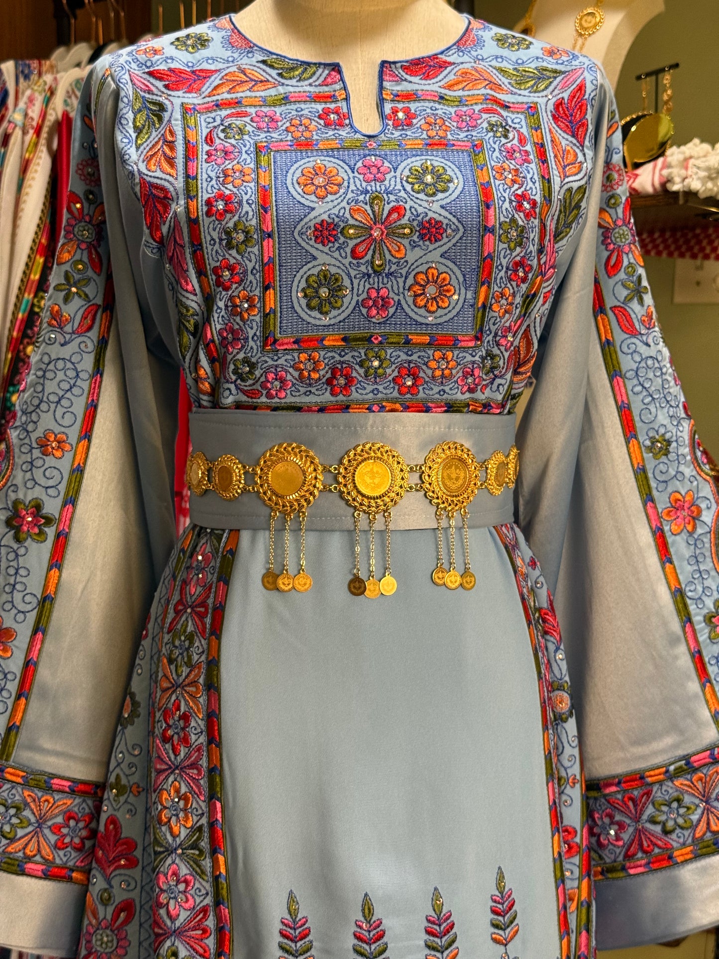 Traditional Golden Coin "Lira" Belt