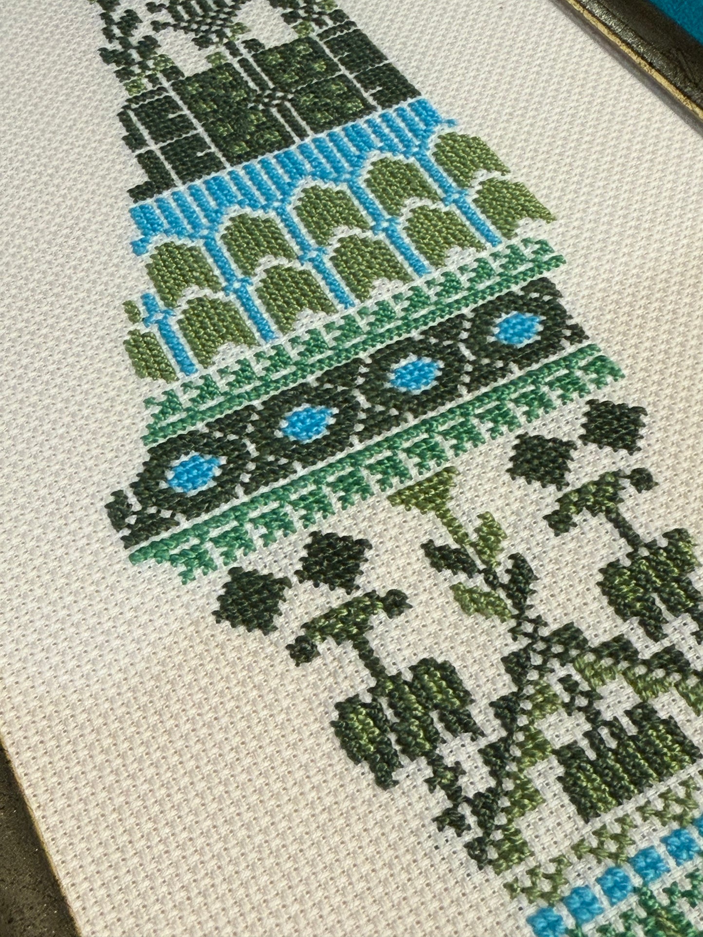 Hand-stitched Palestine Map Wall Decor