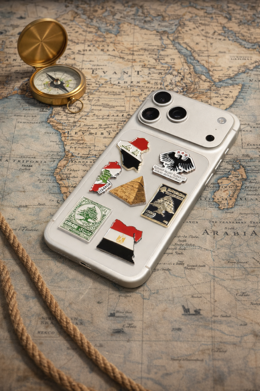 Arab Countries Metal Sticker
