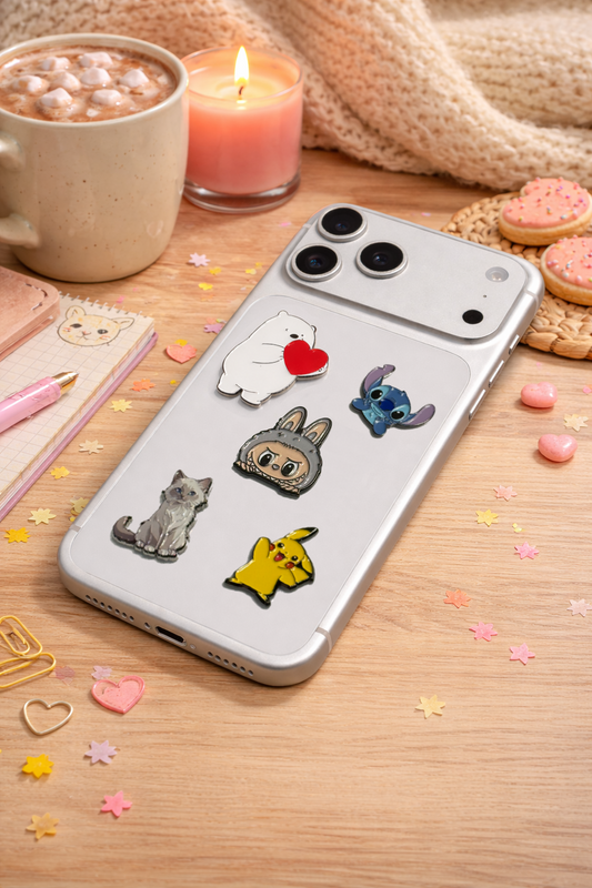 Cartoon Metal Sticker