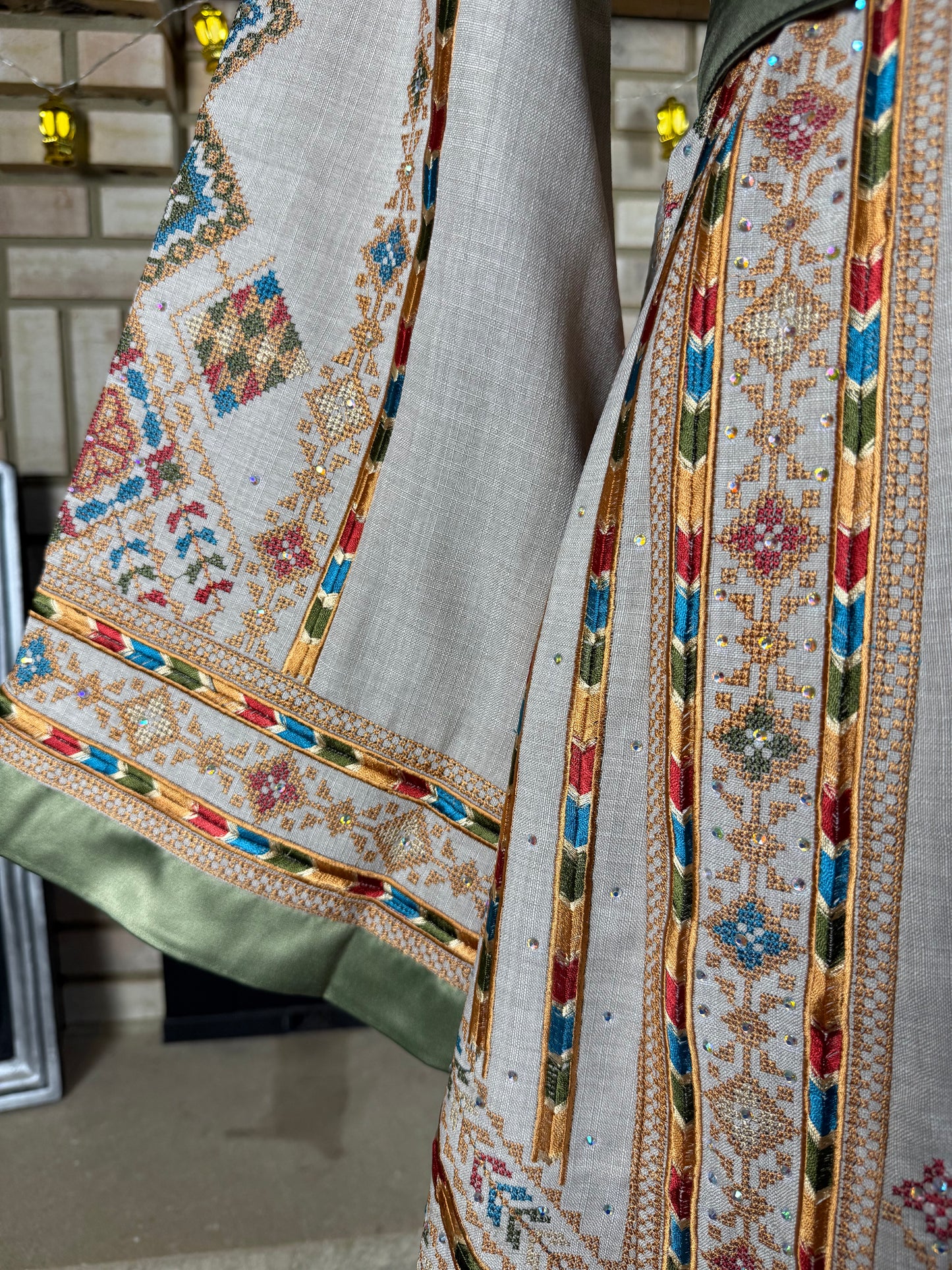 Cream Linen Thobe
