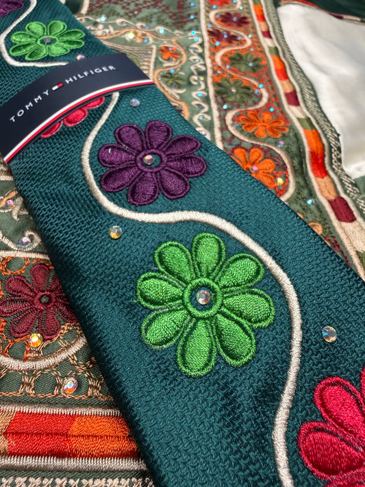 Matching Custom-made Tatreez Men's Tie