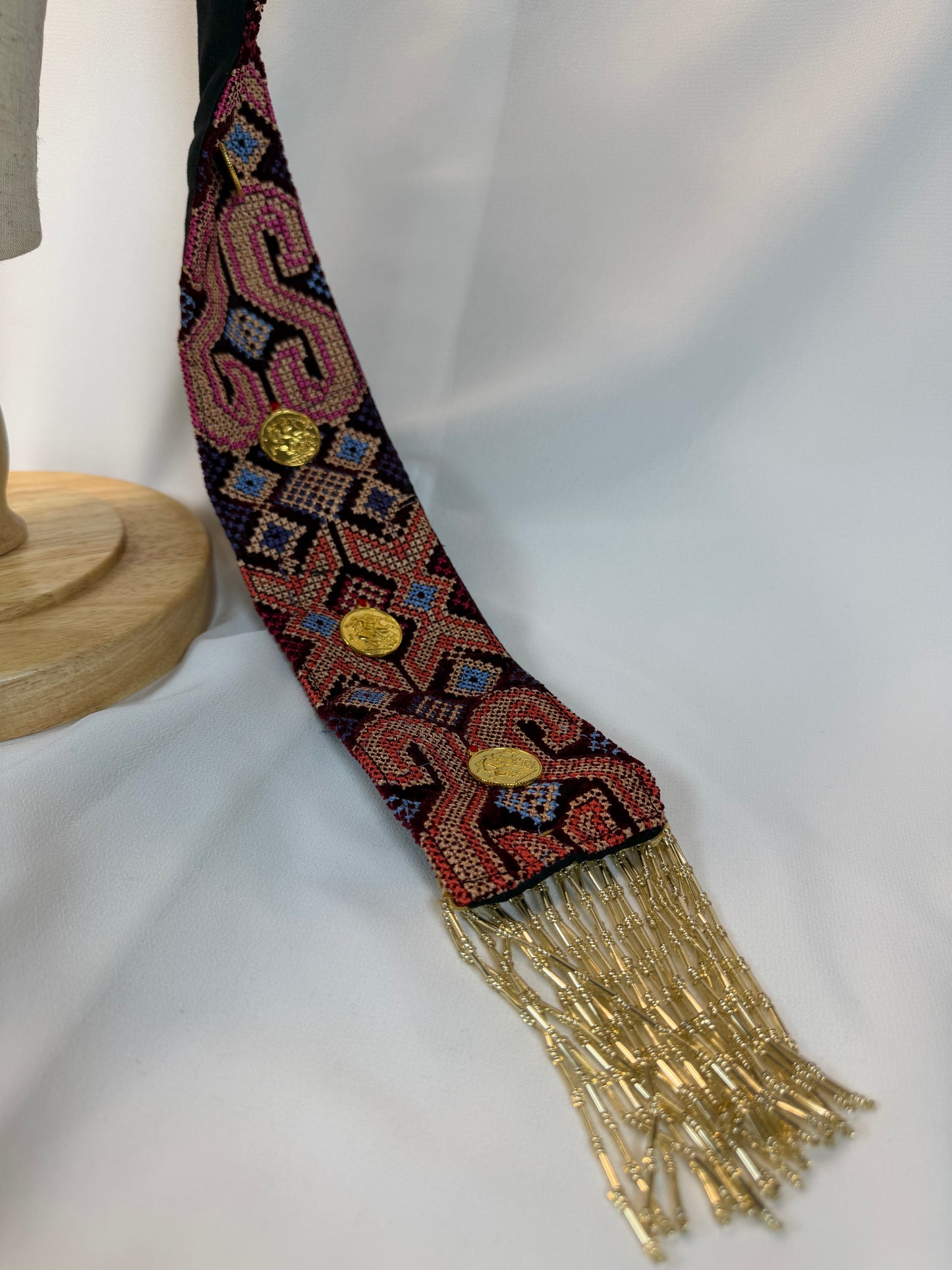 Velvet Golden Coin "Lira" hat (Waqah)