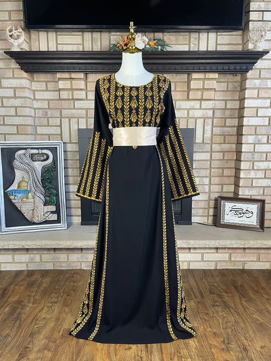 Black/Gold Sanabel Thobe