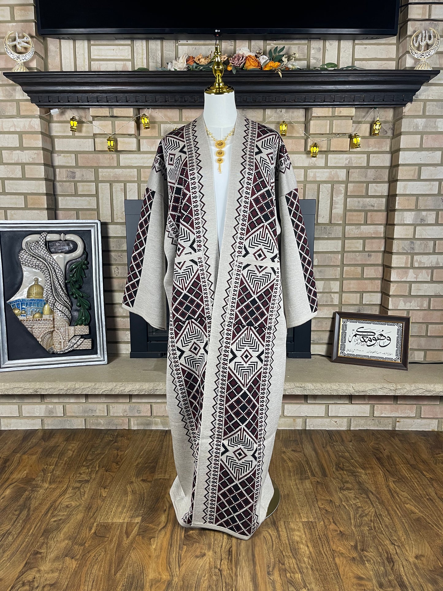 Light Grey Wool Besht
