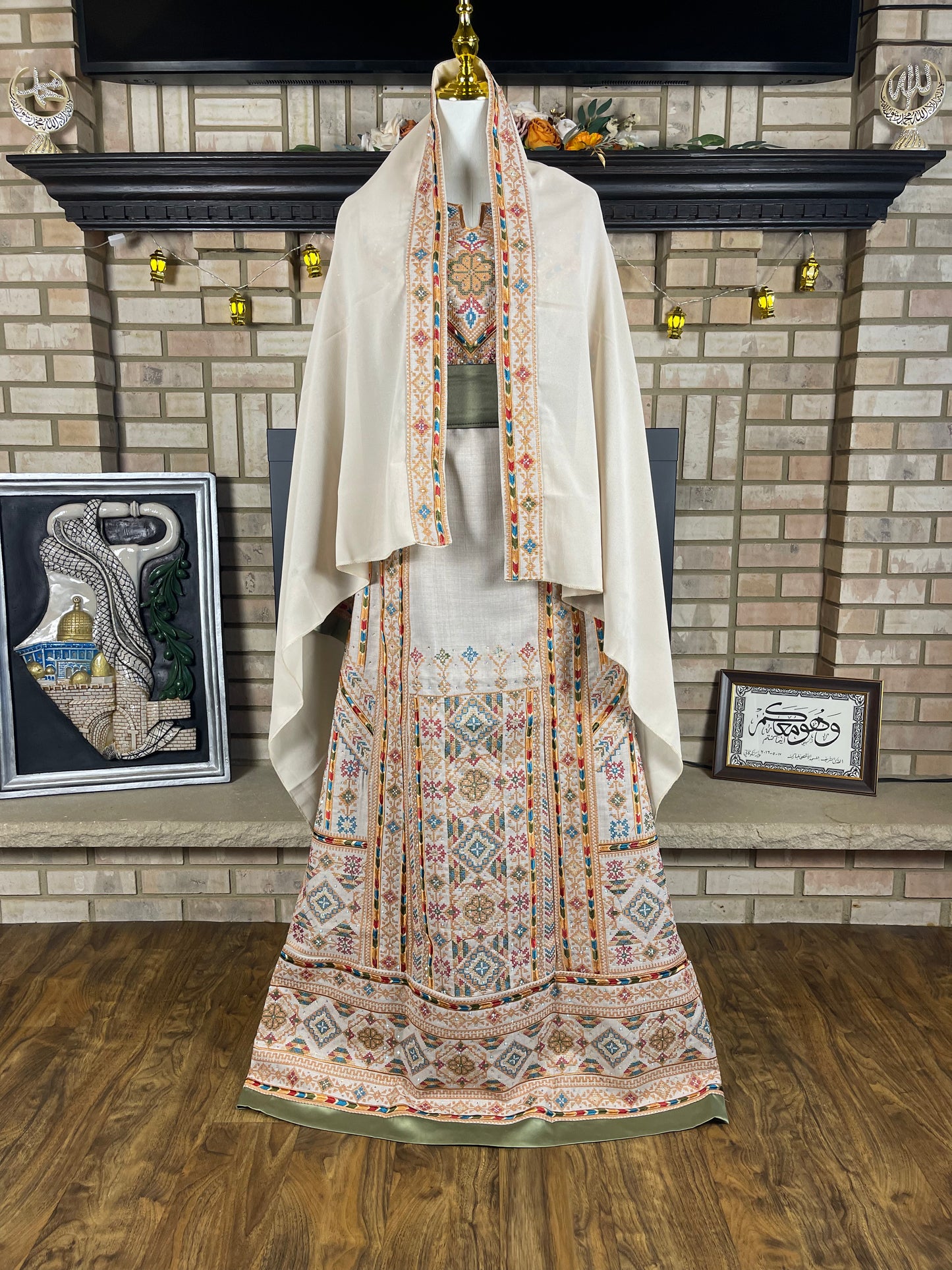 Cream Linen Thobe