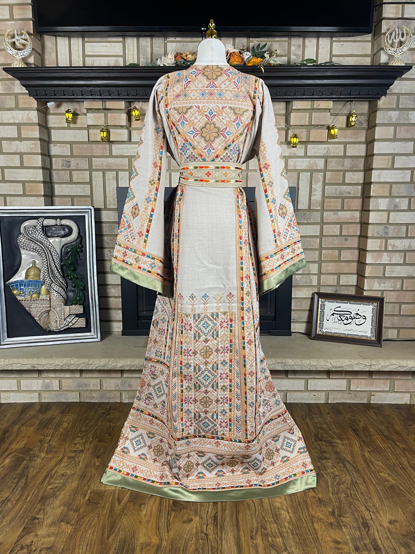 Cream Linen Thobe