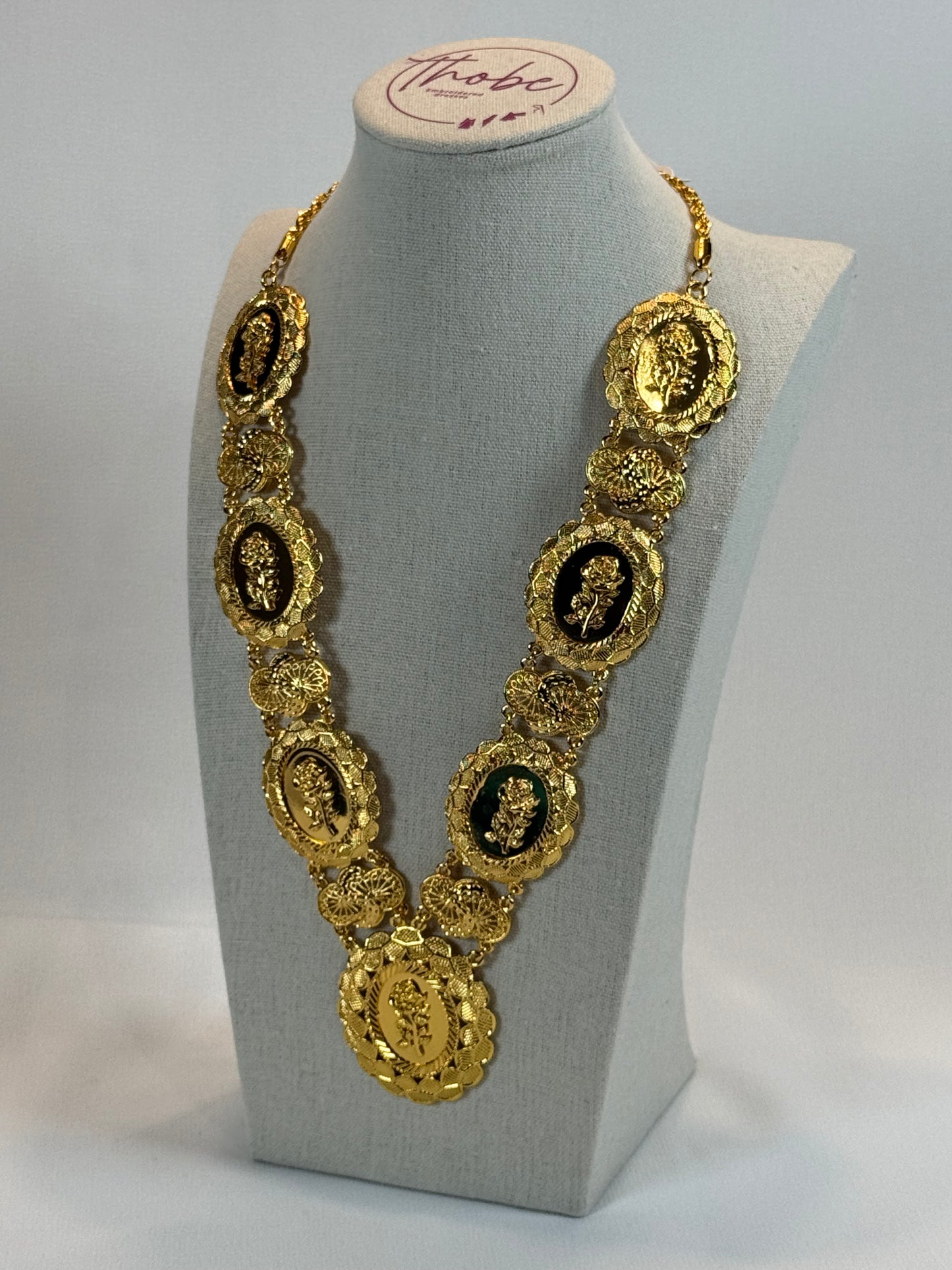 Golden Coin "Lira" Necklace II (Qilada)